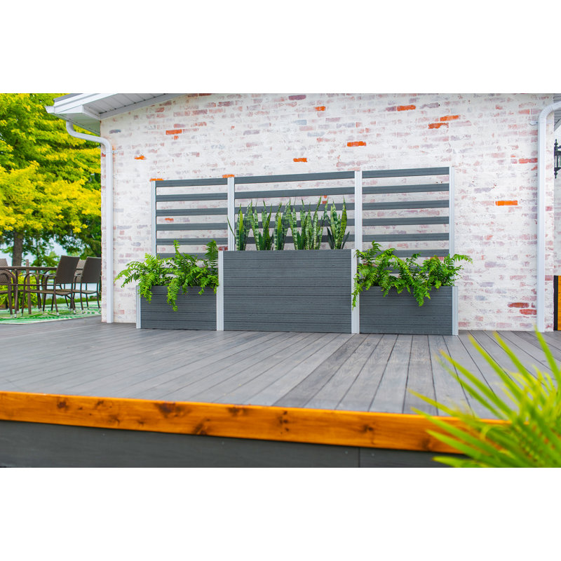 Vita Urbana Composite Planter box with Trellis & Reviews | Wayfair
